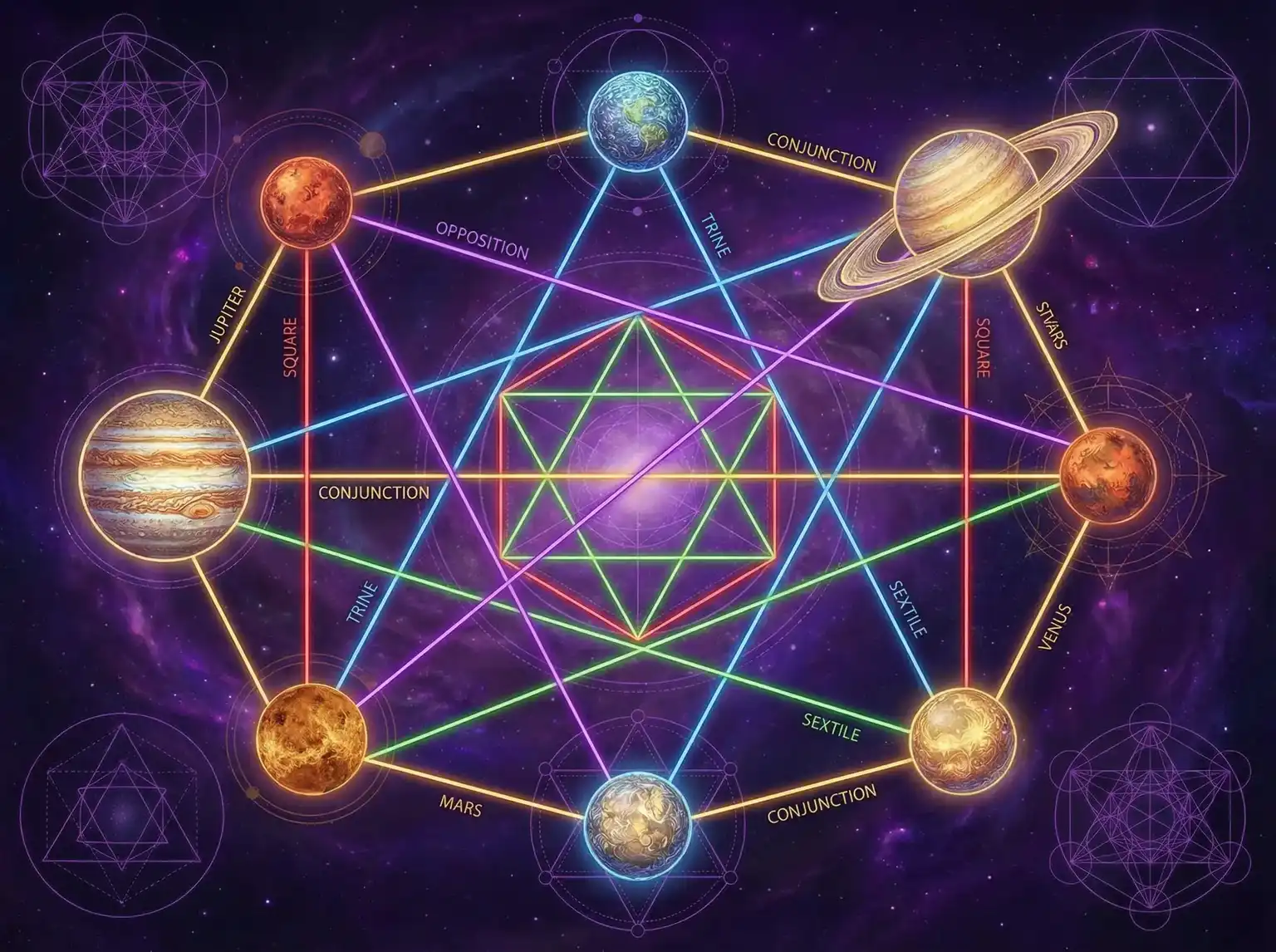 行星相位解读 - 网站你懂我意思吧免费网页 | 占星学进阶